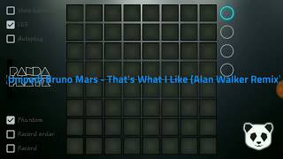 (unipad) bruno mars - that's what i like (alan walker remix)
