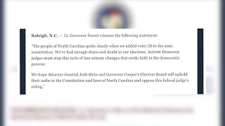 Online Originals: NC Voter ID law struck down by federal judge