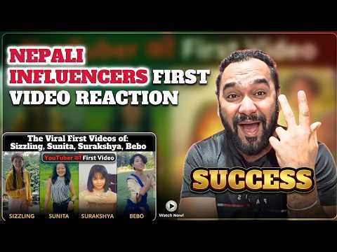 Female Nepali Influencers First Video | Indian Reaction | Reaction Zone