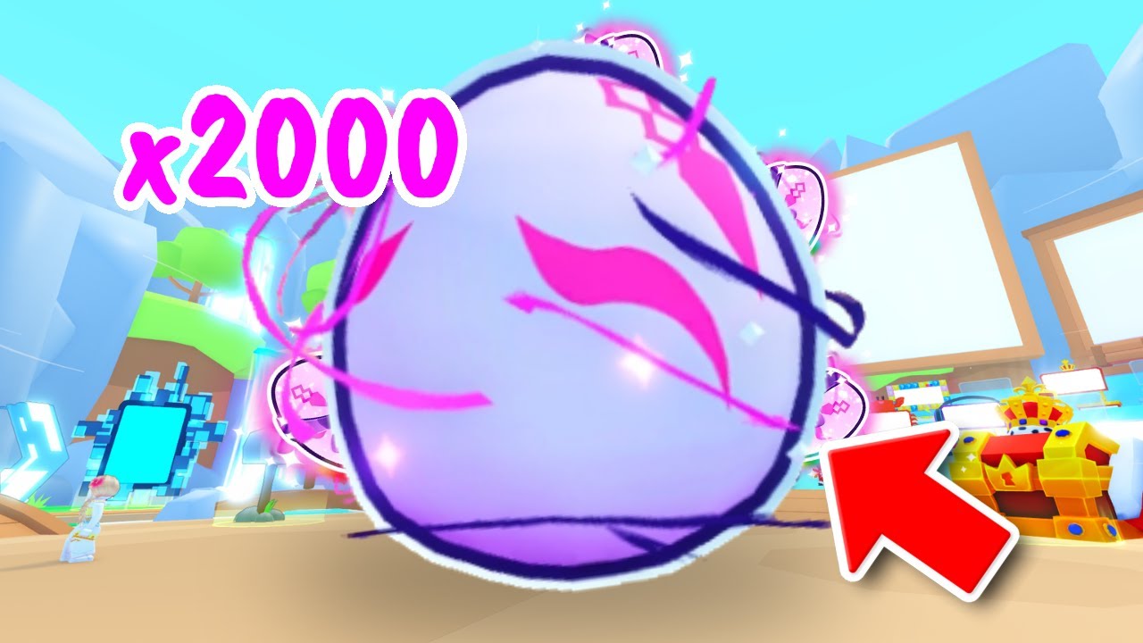I Opened 2,000 Aura Eggs in Pet Simulator 99 and got this.....