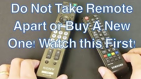 How to Fix Any TV Remote Not Working Power Button or other Buttons, Not Responsive, Ghosting Remote