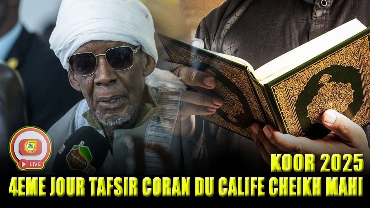Direct Tafsir Coran du Calife Cheikh Mahi NIASS - 4eme Jour Ramadan 2025 •‪‪‪@Faydatidianiya
