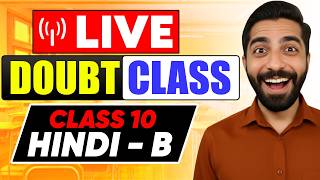 Aapke Sawal, Mere Jawab! Part 2 🔴 Class 10 Hindi Grammar LIVE Doubt Session
