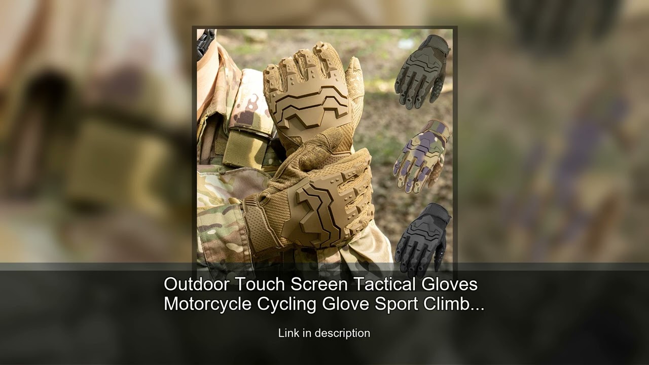 Outdoor Touch Screen Tactical Gloves Motorcycle Cycling Glove Sport Climbing Hunting Full Finge
