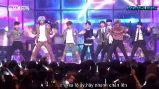 [Vietsub] 150604 M!Countdown - LOVE ME RIGHT @ EXO (엑소)'s Comeback Stage