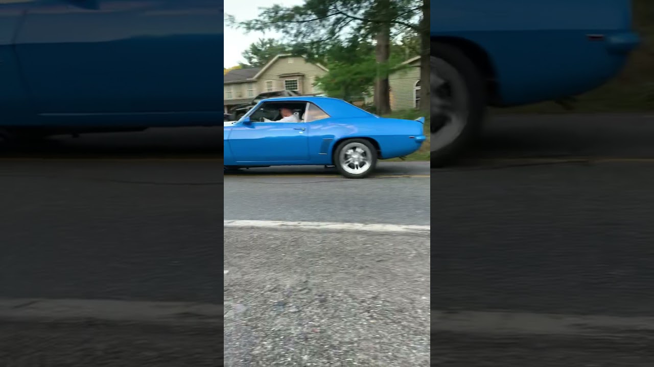 1969 ss Camaro burnout