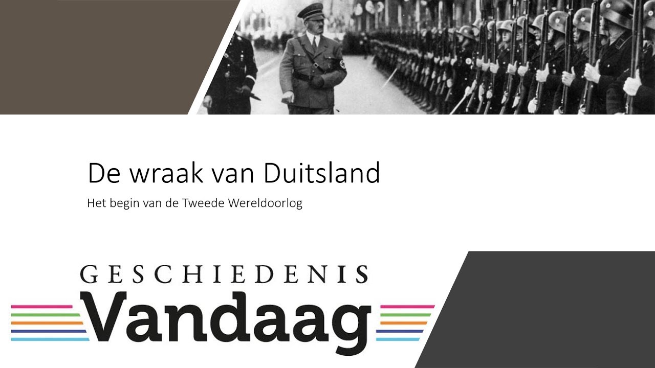 De wraak van Duitsland: het begin van de Tweede Wereldoorlog