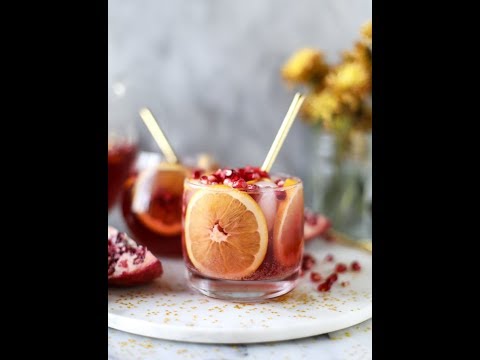 pomegranate-orange-punch-#-how-to-make-pomegranate-party-punch-recipe#