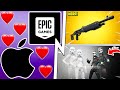 Pump Shotgun NERF, Apple and Epic AGREE, "Shield" Henchmen!