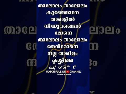 Thaarattu Hasbi Rabbi Jallallah Song With Lyrics