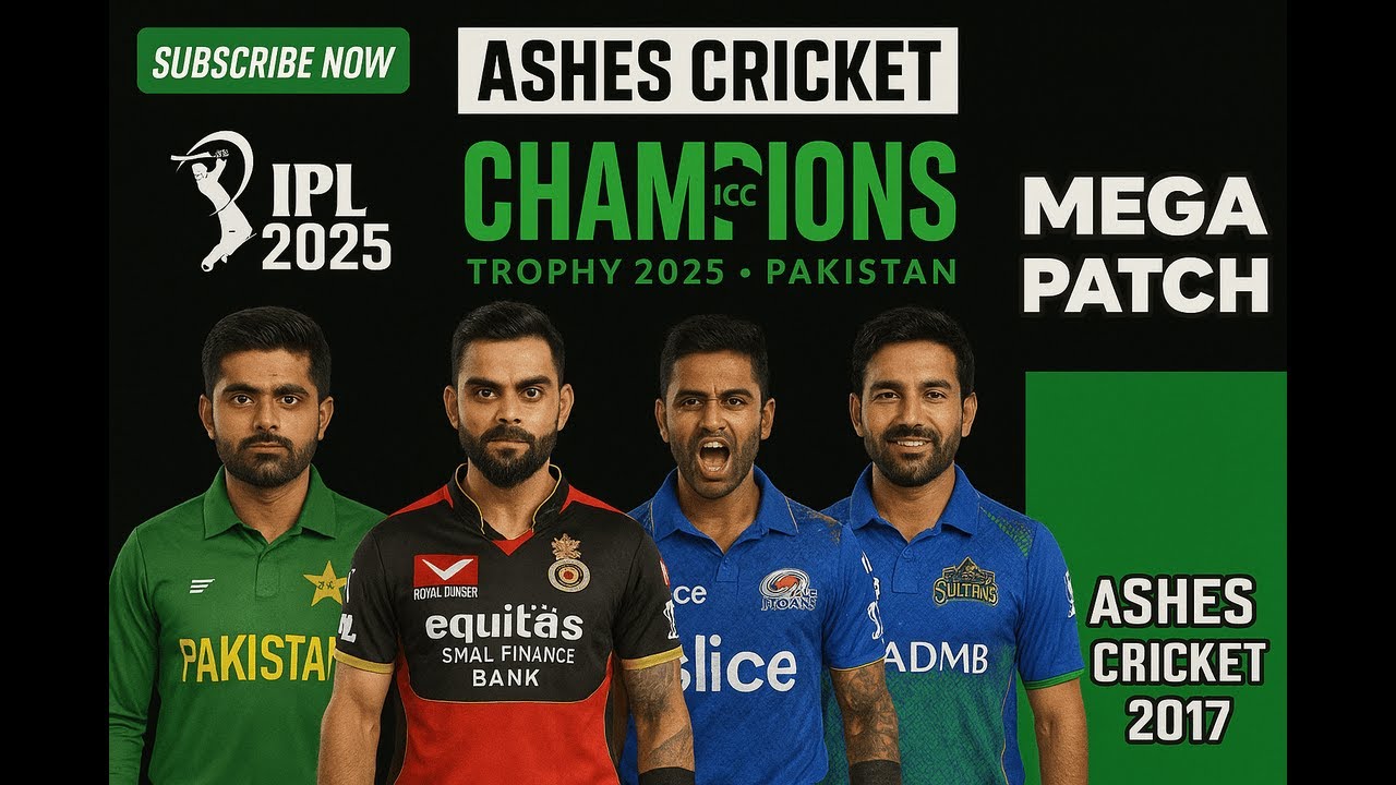 Ashes Cricket 17 Latest Mega Patch 2025 Download | Realistic Update | Gaming with Sami