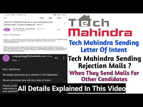 Tech Mahindra Sending LOI & Rejection Mails Out || Why Rejection Mails