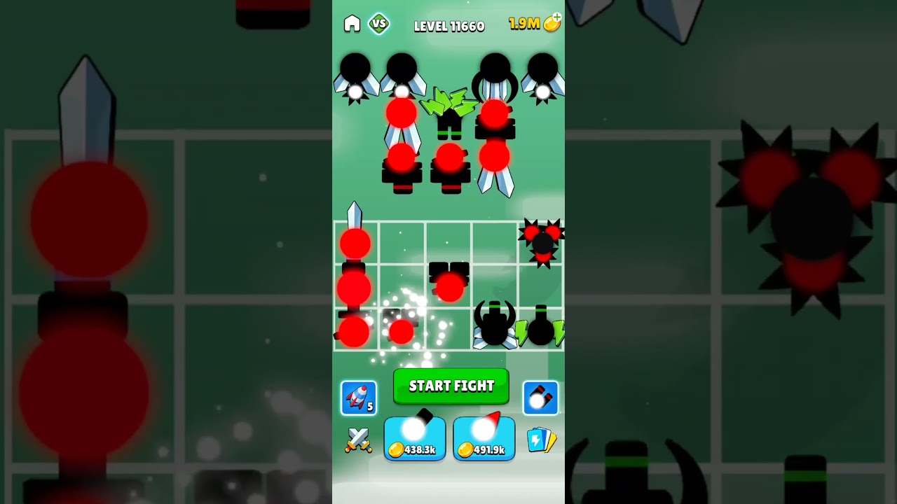 MAKING TRIPLE RED MEGA CANNON IN FIGHTER MERGE !!!!