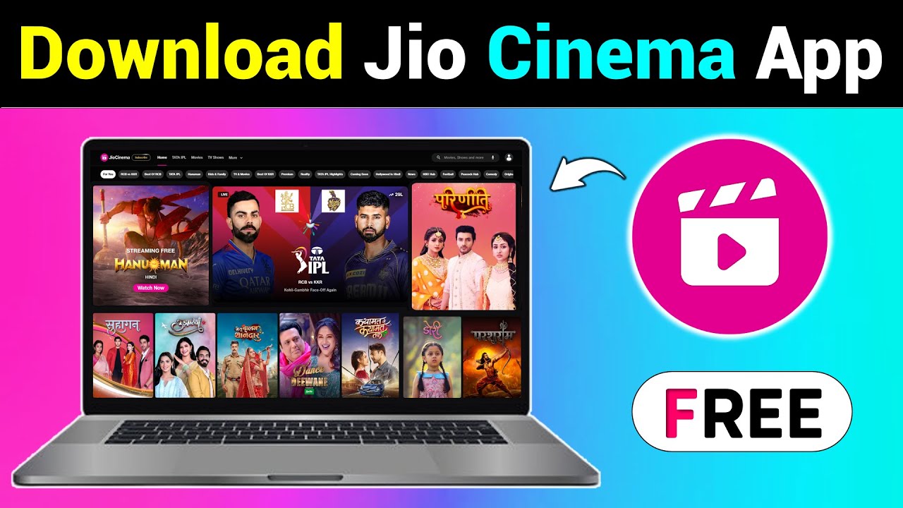How to Download JioCinema in Laptop & PC Laptop me