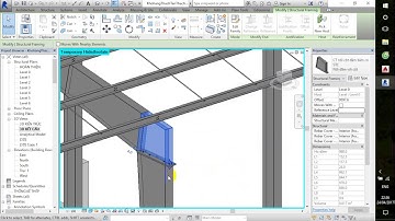 Revit nhà công nghiệp (Chưa giằng cột)
