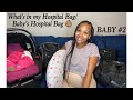 What’s in my Hospital Bag/ Baby’s Hospital Bag | Baby #2 Quarantine Edition 2020