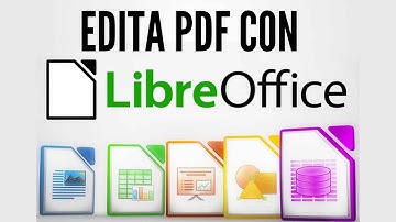 Tutorial BASICO de LIBREOFFICE y como EDITAR PDF con él