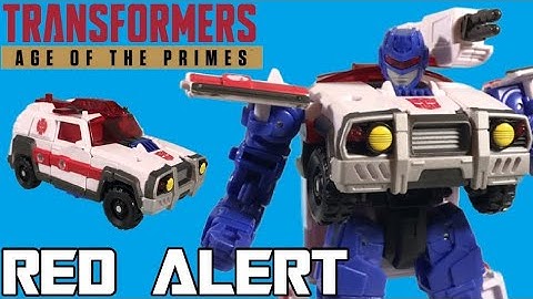 Voyager Class Autobot Red Alert Review - Transformers Age of the Primes
