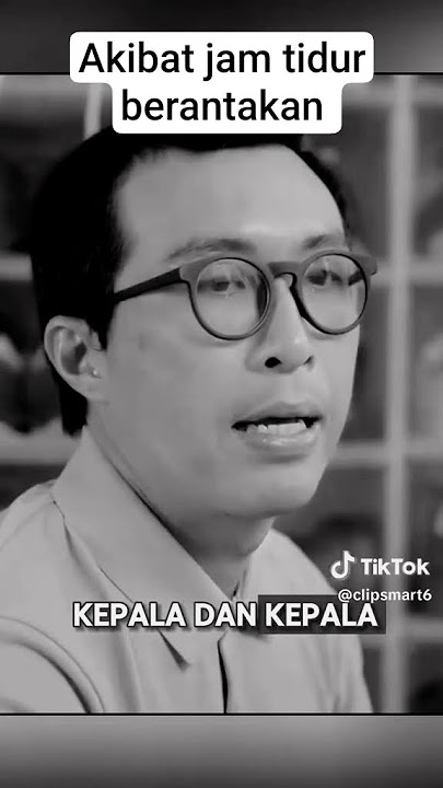 Akibat jam tidur berantakan #infokesehatan #doktertirta #drtirta