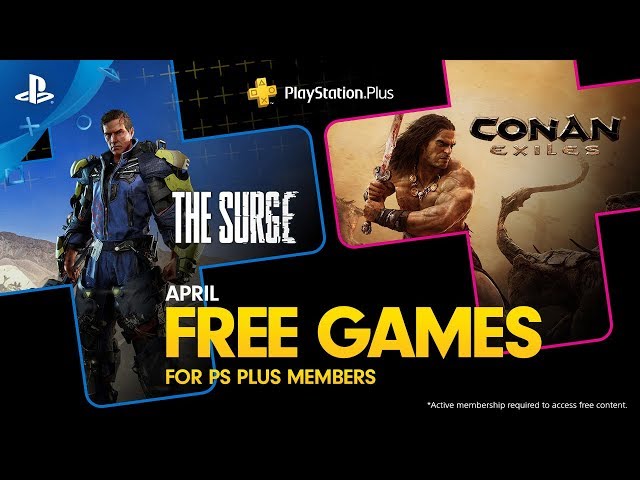 PlayStation Plus - Free Games Lineup April 2019