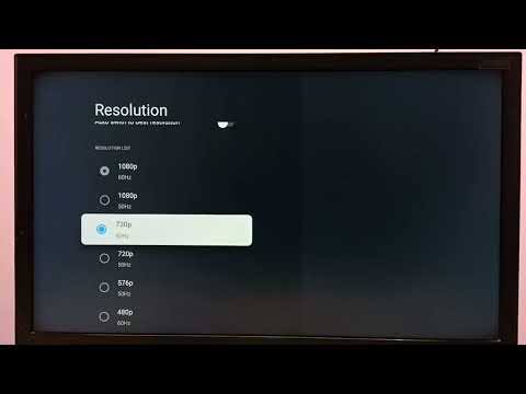 Vidéo: Comment changer la résolution de mon téléviseur Sony Bravia ?