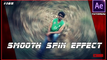 Smooth Spin transition effect - After Effects tutorial for beginners
