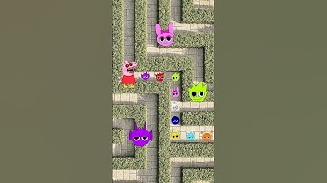 Peppa Pig Eats Only All Sprunki In Labyrinth #sprunki #animation #shorts