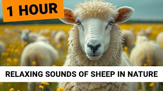 Relaxing Sounds of Sheep in Nature (1 Hour) 🎧 Transhumance ambiance for Sleep, Relaxation Meditation