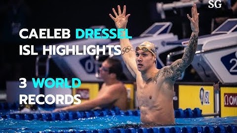 Caeleb Dressel MVP 2020 ISL Highlights | 3 World Records Broken