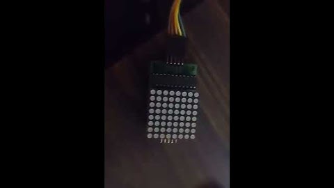 Arduino 8x8 LED display - Heart