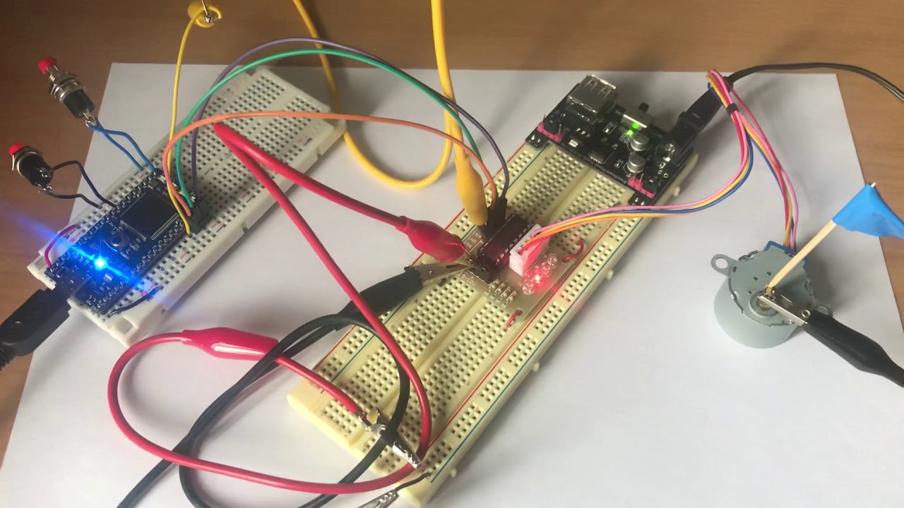 Stepper Motor - Small Set Limit of Rotation Solution - YouTube