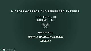 Microprocessor Group 05 Presentation