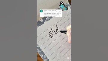 Lettering my subscribers names #shorts #calligraphy #nrprofessional