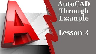 Learn Auto CAD Through Example Lesson-4: How to use layers in Auto CAD Drawing Exercise.