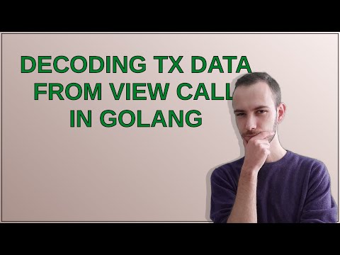 Ethereum: Decoding tx data from view call in Golang