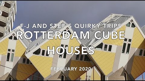 The Rotterdam Cube Houses - Architect: Piet Blom