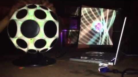 Vjing with AlphaSphere and Resolume