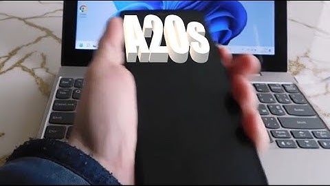 How to turn on samsung A20s without power button