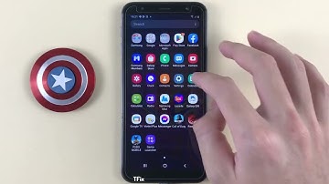 Dark mode on Samsung J6 Plus Android 10