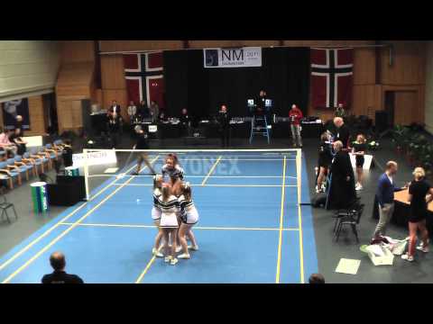 Badminton NM 2011 - DD Finale - Kvrn/Halvorsen vs Amundsen/Skjnhau...