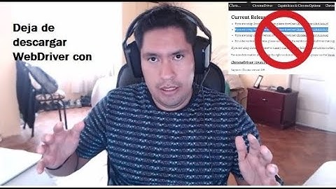 Deja de descargar WebDriver de forma manual - Automatización testing