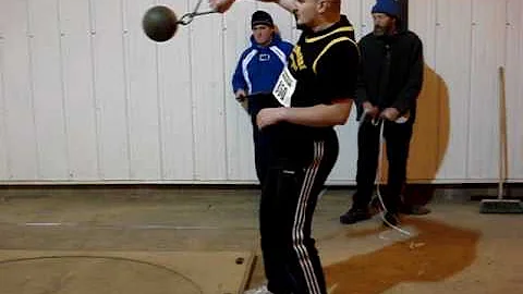 James Nagle, 3rd place AAI National Indoor 56lbs w...