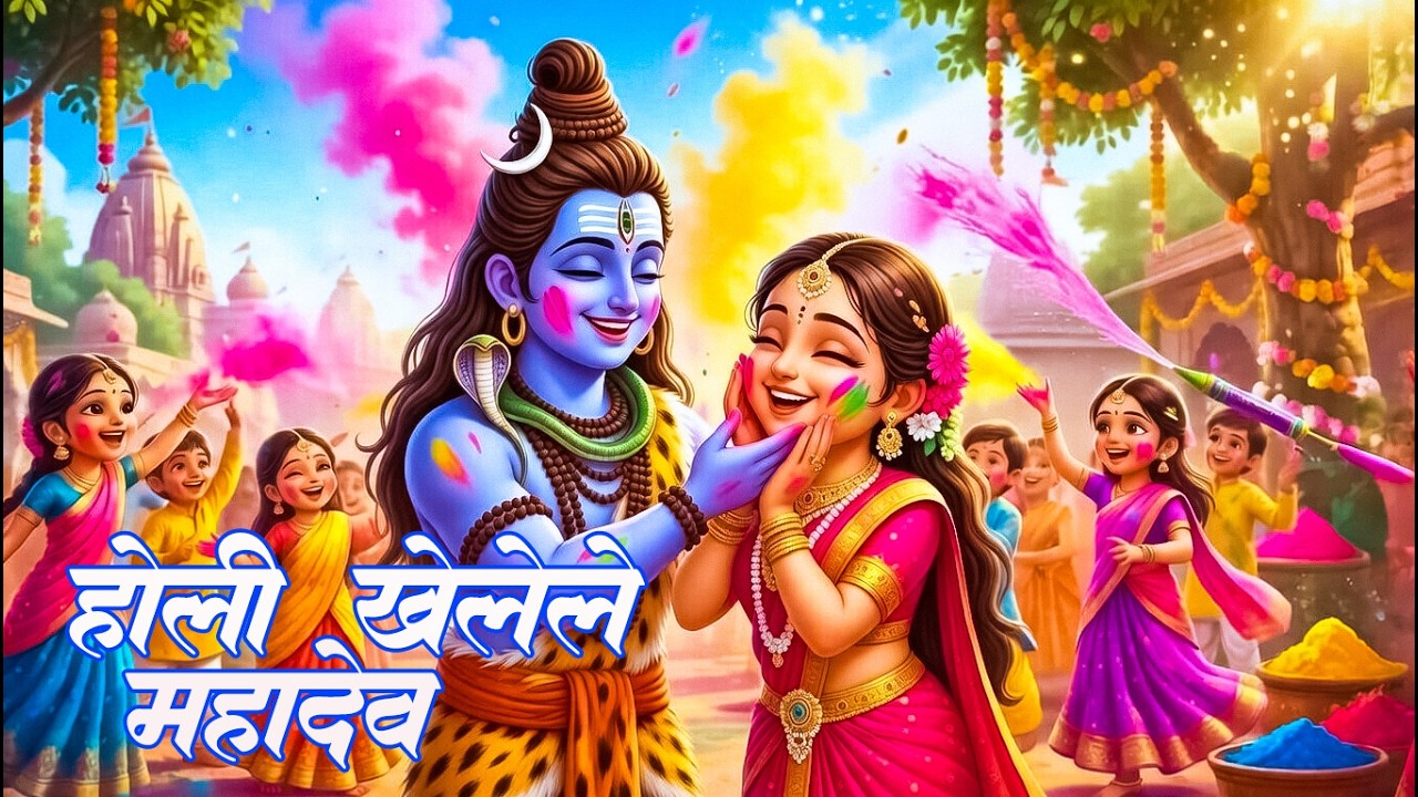 न्यू होली भजन होली महादेव खेलेले। Shiv Charcha Holi Song.Shiv Charcha Holi Geet Video Song