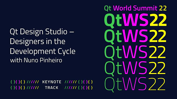 Qt Design Studio – Designers in the Development Cycle | #QtWS22