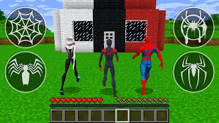 HOW TO PLAY SUPERHEROES SPIDER MAN / MILES MORALES / GWEN in Minecraft Compilation #minecraft