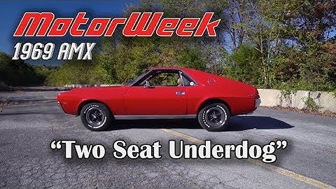 1969 AMC AMX - Muscle Car Memories | MotorWeek