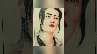 Esra Bilgic Drawing | ertugrul ghazi sketch #shorts