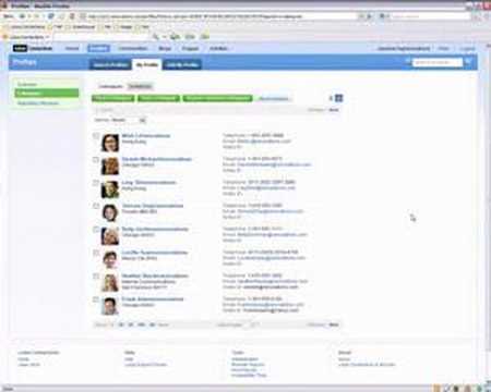IBM Lotus Connections Profiles