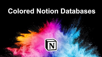 How to Create Colored Notion Databases