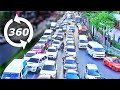 360 Video Bangkok Thailand Guided City Tour MBK Center Siam Paragon 3D VR Tuk Tuk Traffic